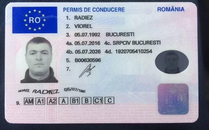 Buy Romanian Driving License